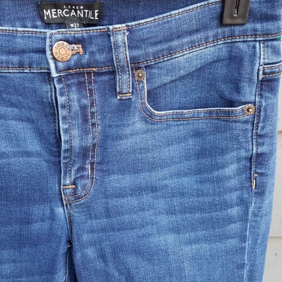 J Crew Mercantile Stretchy Jeans Size Waist 27/Length 26 - Picture 4 of 7